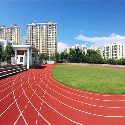 Certyfikowany przez IAAF 13 mm tor biegowy dla podłogi sportowej na szkolnych stadionach