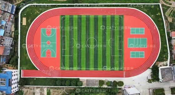 System Sandwich dla sportowców Gumowy tor biegowy Wchłanianie wstrząsów Powierzchnia EPDM