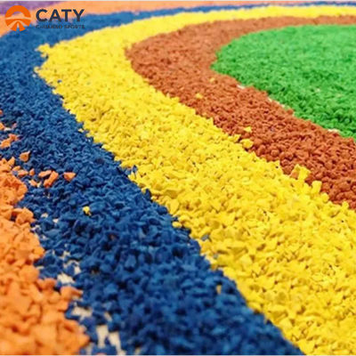 Nietoksyczne granule gumy EPDM odporne na promieniowanie UV do podłóg sportowych