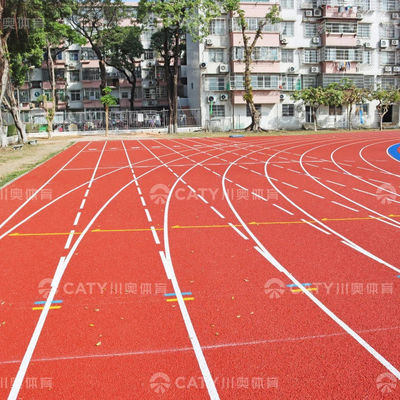 Uznany przez IAAF prefabrykowany gumowy tor biegowy tor tartanowy tor sportowy dla profesjonalnych miejsc sportowych