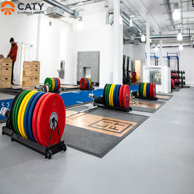 Wytrzymałe wygodne 20 mm grube fitness gumowe podłogi gimnastyczne gumowe wycieraczki