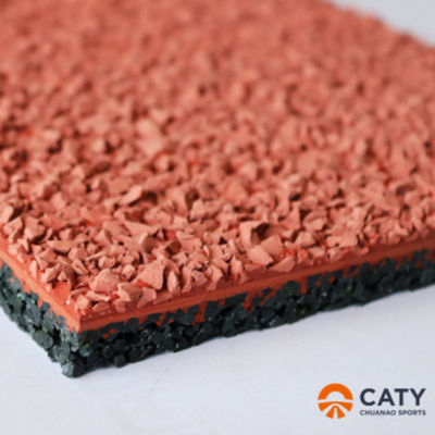 Certyfikat Iaaf Standardowy 400 m Spray-coated Sandwich Athletic Rubber Running Track Material