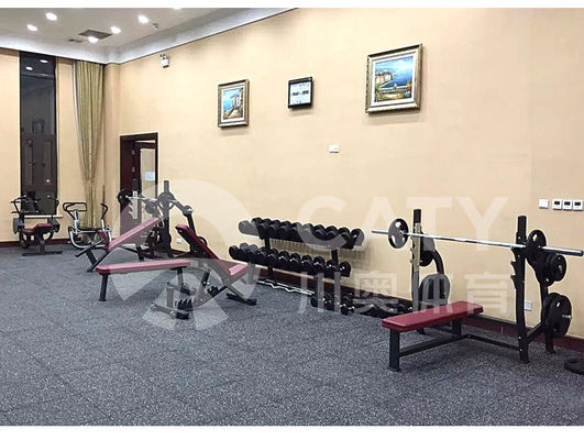 Sport Crossfit Fitness Podłogowe matki kwadratowe fitness gumowe płytki
