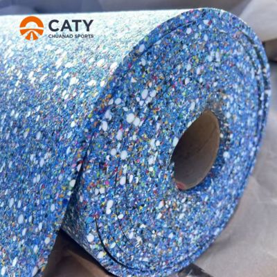 Certyfikowany przez IAAF bezszwowy półfabrykowany tor biegowy, profesjonalna instalacja z trwałością w każdą pogodę