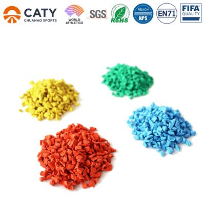 Wysokiej trakcji EPDM Fitness Trail Granules. Wzorowa, odporna na uderzenia powierzchnia dla zewnętrznych ścieżek Wellness