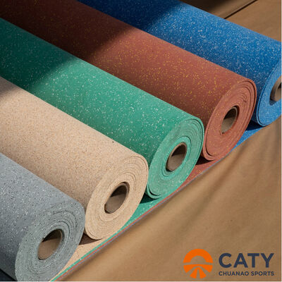 Bezpoślizgowa i odporna na zużycie gumowa rolka EPDM, zapewnienie bezpieczeństwa i absorpcja hałasu do użytku komercyjnego