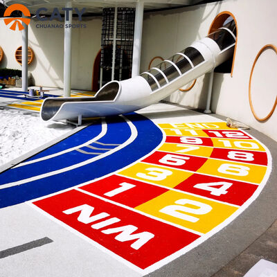 Gorąco sprzedawane kolory Stabilne i elastyczne granule gumowe EPDM do biegania na torze biegowym i placu zabaw