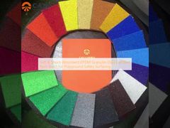 Miękkie i amortyzujące granulki EPDM (certyfikat SGS, nietoksyczne) do bezpiecznych nawierzchni placów zabaw